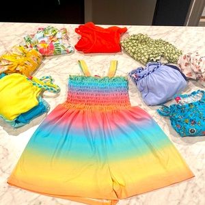 Bundle of 6 Rompers & 3 Dresses